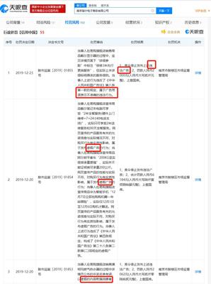 猫宁电商本月新增5条行政处罚 系苏宁与阿里的合资公司